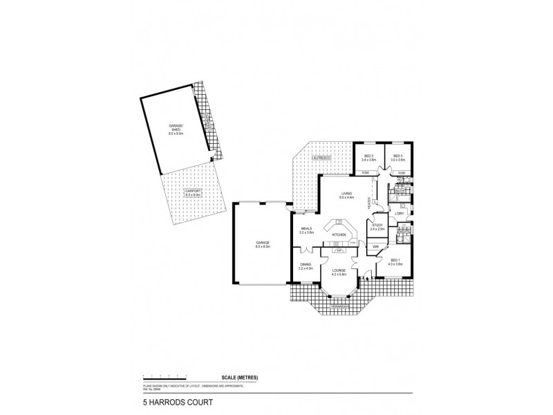 5 Harrods Court, Strathdale VIC 3550 Floorplan