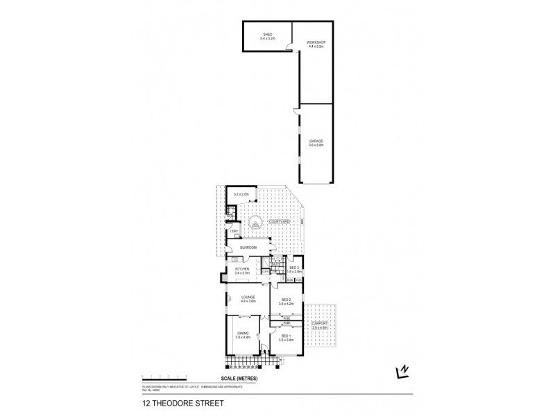 12 Theodore Street, Flora Hill VIC 3550 Floorplan