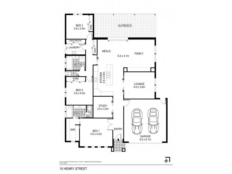 15 Henry Court, Strathfieldsaye VIC 3551 Floorplan