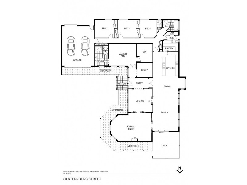80 Sternberg St, Bendigo VIC 3550 Floorplan