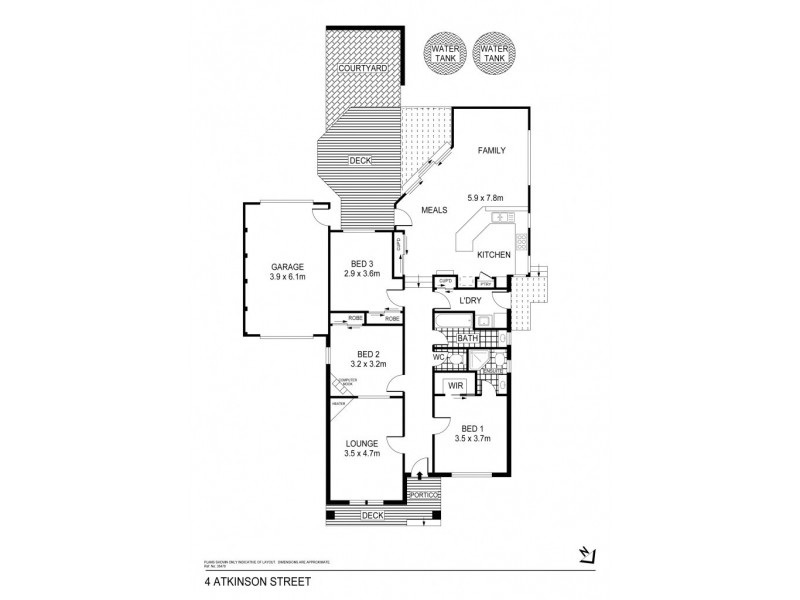 4 Atkinson Street, Bendigo VIC 3550 Floorplan