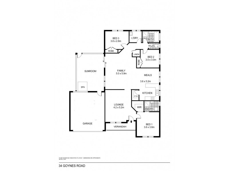 34 Goynes Road, Epsom VIC 3551 Floorplan