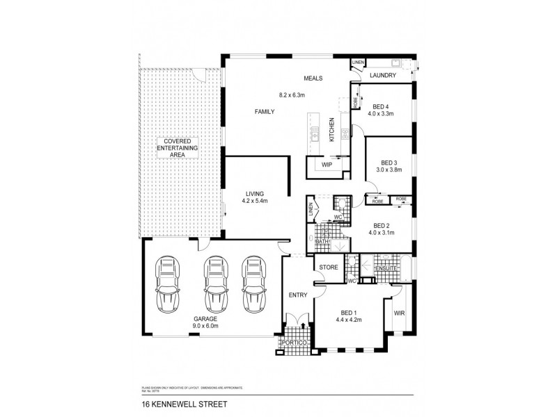 16 Kennewell Street, White Hills VIC 3550 Floorplan