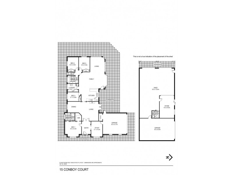 15 Conboy Court, Ascot VIC 3551 Floorplan