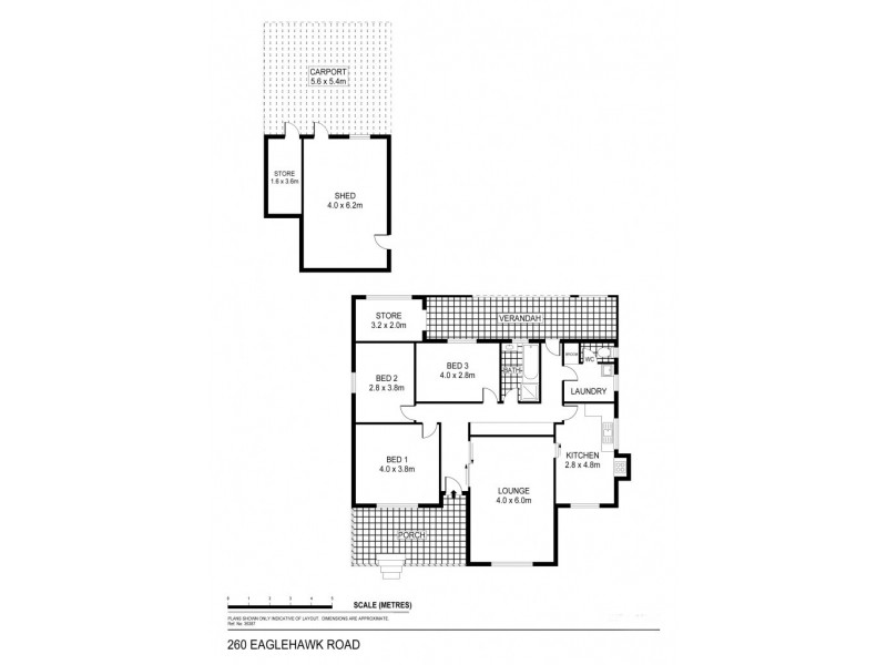 260 Eaglehawk Road, California Gully VIC 3556 Floorplan