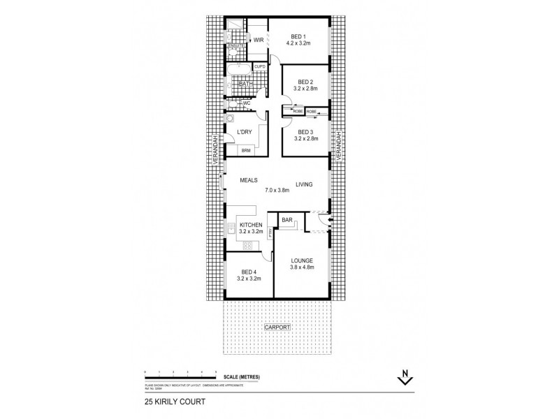 25 Kirily Court, White Hills VIC 3550 Floorplan