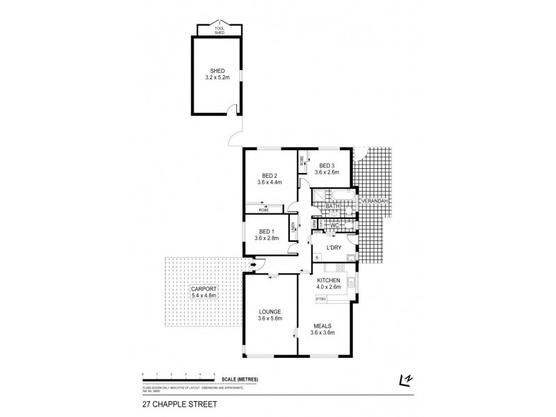 27 Chapple Street, Eaglehawk VIC 3556 Floorplan