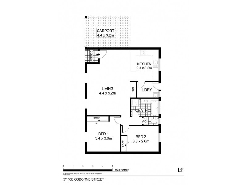 5/110B Osborne Street, Spring Gully VIC 3550 Floorplan