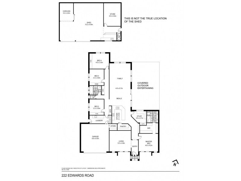 222 Edwards Road, Maiden Gully VIC 3551 Floorplan