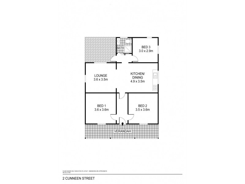 2 Cunneen Street, Long Gully VIC 3550 Floorplan