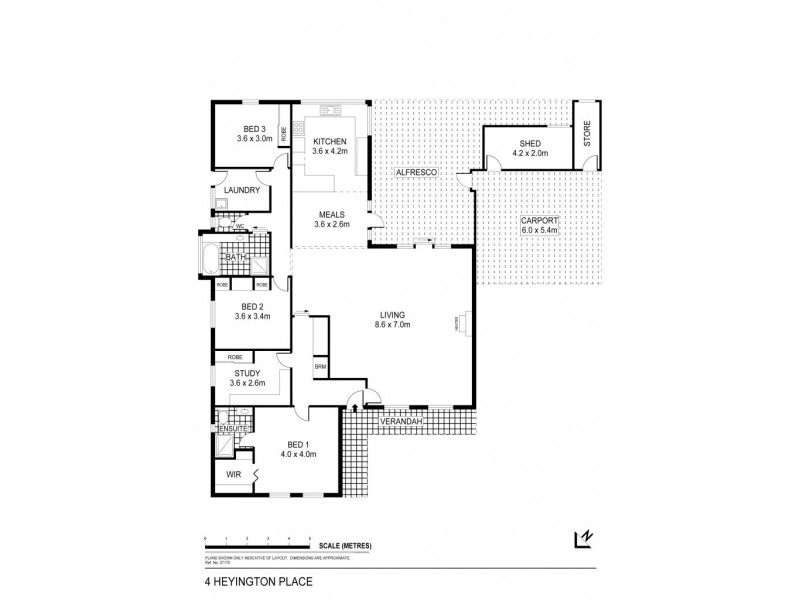 4 Heyington Place, Kennington VIC 3550 Floorplan