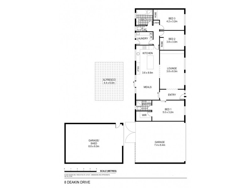 8 Deakin Drive, Flora Hill VIC 3550 Floorplan