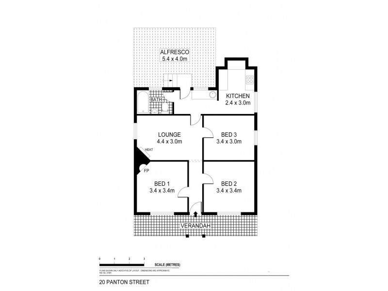 20 Panton Street, Bendigo VIC 3550 Floorplan