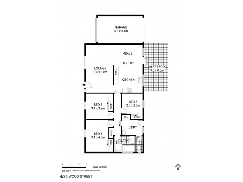 4/35 Wood Street, California Gully VIC 3556 Floorplan