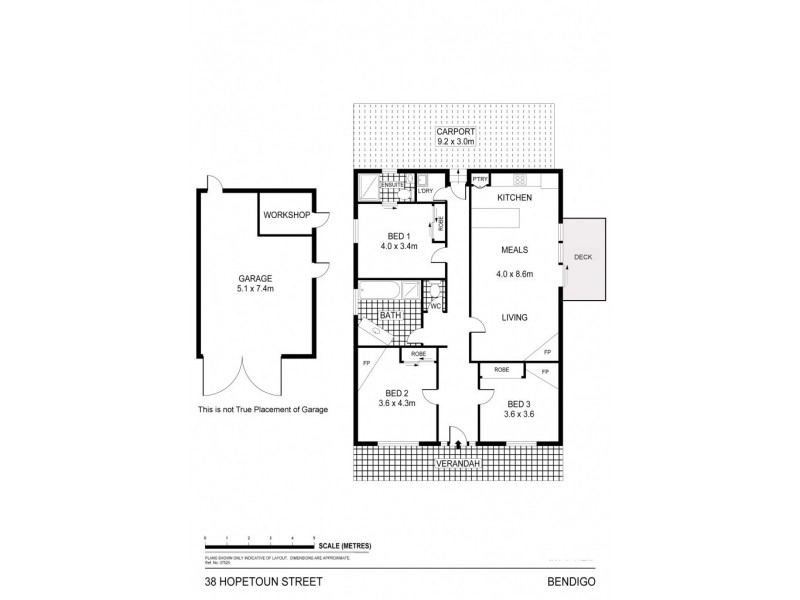 38 Hopetoun Street, Bendigo VIC 3550 Floorplan