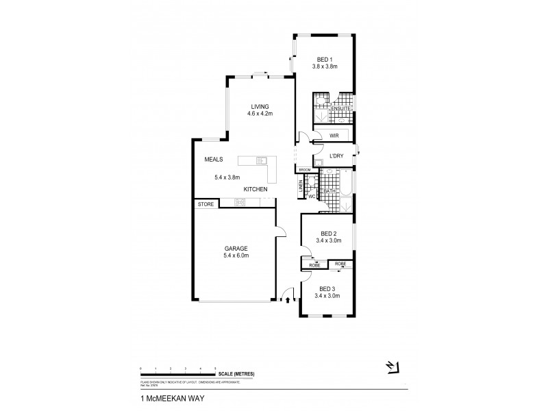 1 McMeeken Way, Epsom VIC 3551 Floorplan