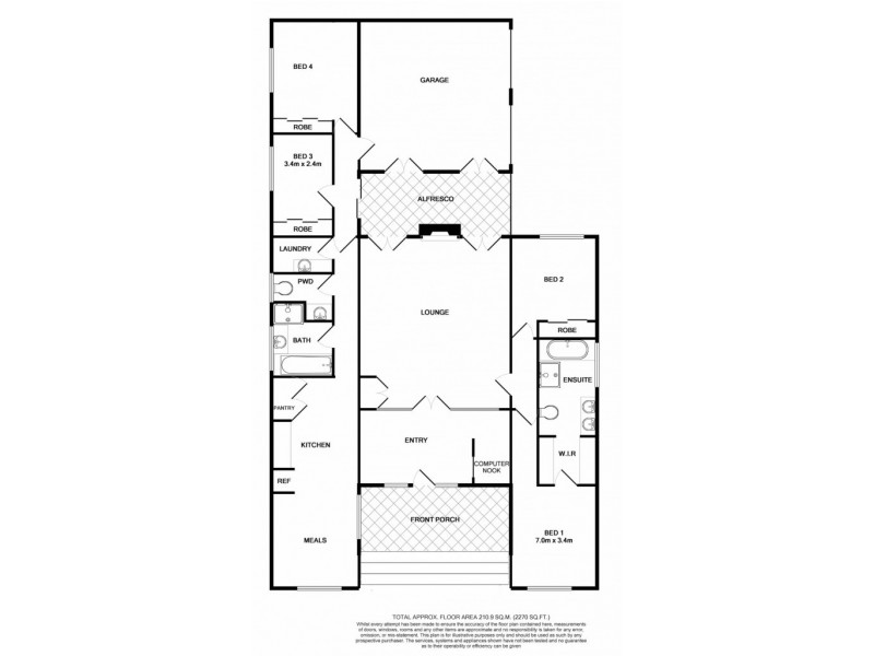 161 Neale Street, Flora Hill VIC 3550 Floorplan