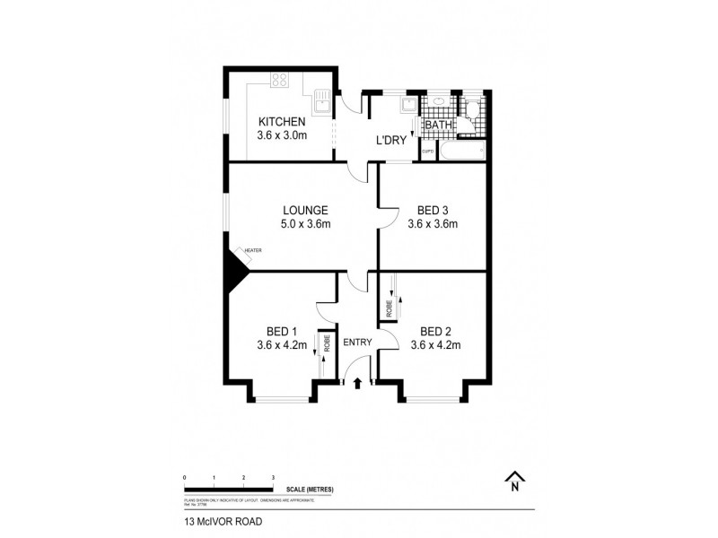 13 McIvor Road, Bendigo VIC 3550 Floorplan