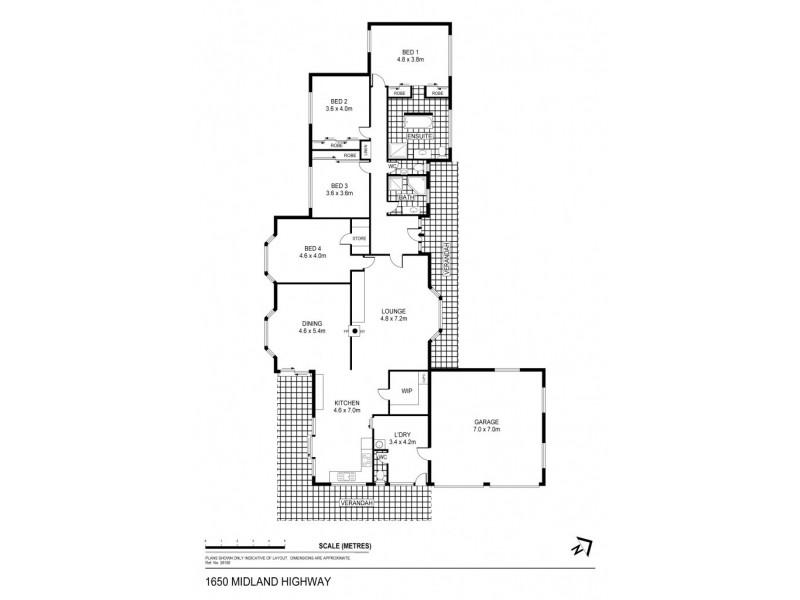 1650 Midland Highway, Huntly VIC 3551 Floorplan
