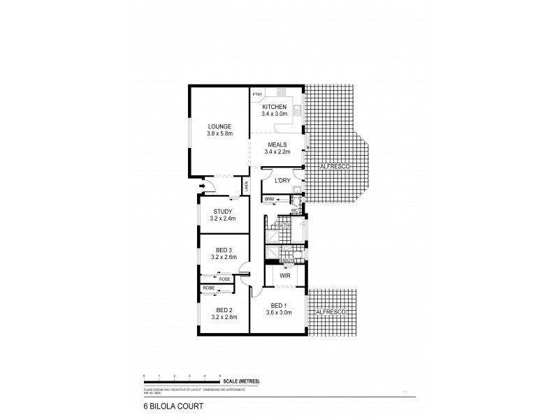 6 Billola Court, Eaglehawk VIC 3556 Floorplan