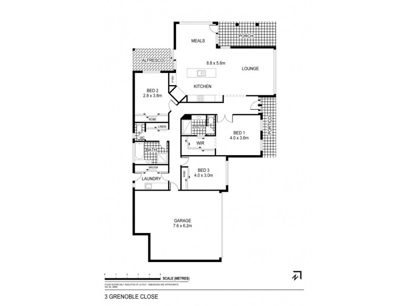3 Grenoble Close, Spring Gully VIC 3550 Floorplan