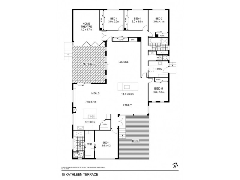 15 Kathleen Terrace, Maiden Gully VIC 3551 Floorplan