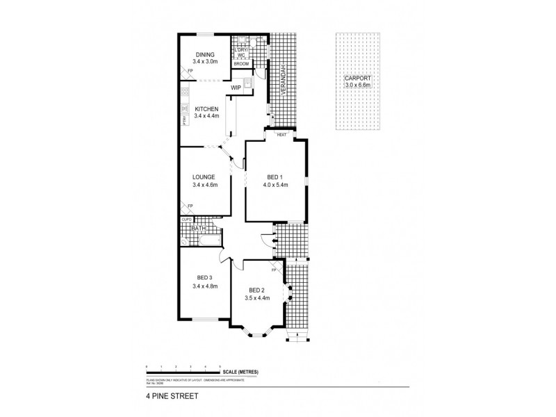 4 Pine Street, Quarry Hill VIC 3550 Floorplan