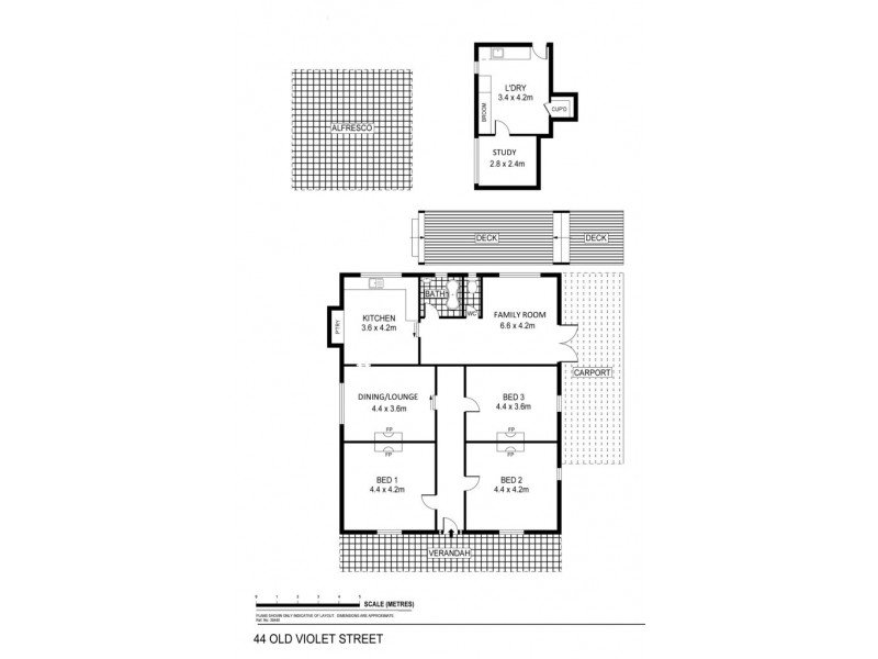 44 Old Violet Street, Bendigo VIC 3550 Floorplan