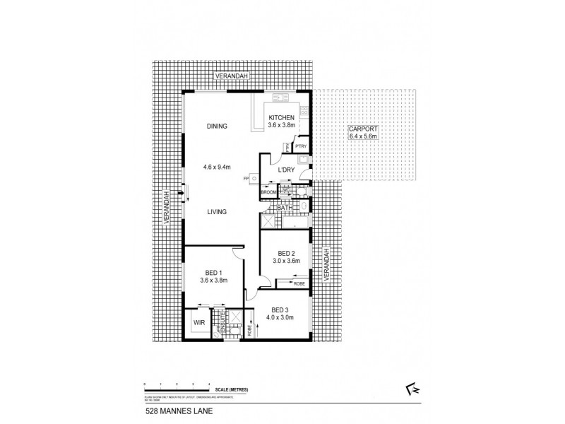 528 Mannes Lane, Strathfieldsaye VIC 3551 Floorplan