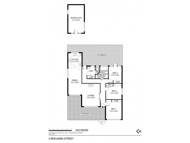 5 Benjamin Street, Kangaroo Flat VIC 3555 Floorplan