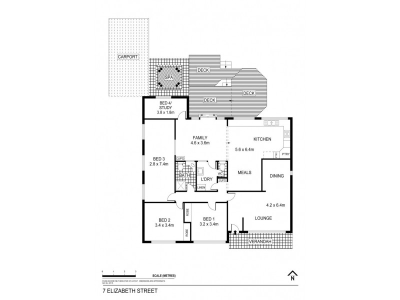 7 Elizabeth Street, Spring Gully VIC 3550 Floorplan