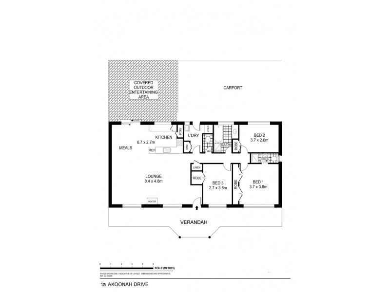 1 Akoonah Drive, Golden Square VIC 3555 Floorplan