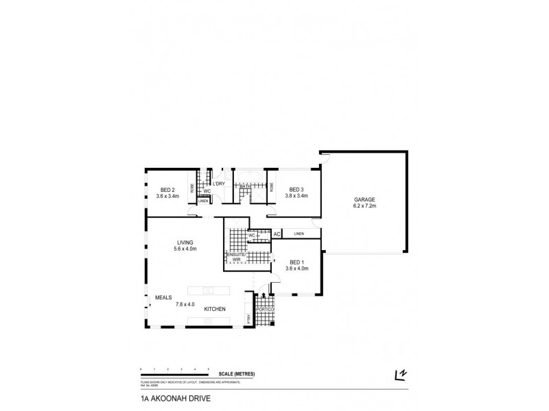 1A Akoonah Drive, Golden Square VIC 3555 Floorplan