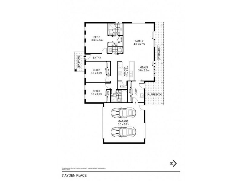 7 Ayden Place, Maiden Gully VIC 3551 Floorplan