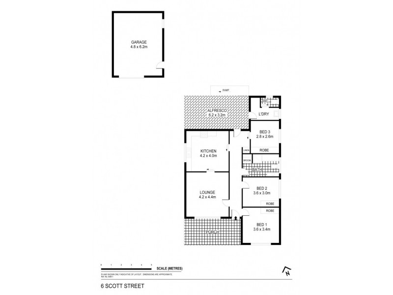 6 Scott Street, White Hills VIC 3550 Floorplan