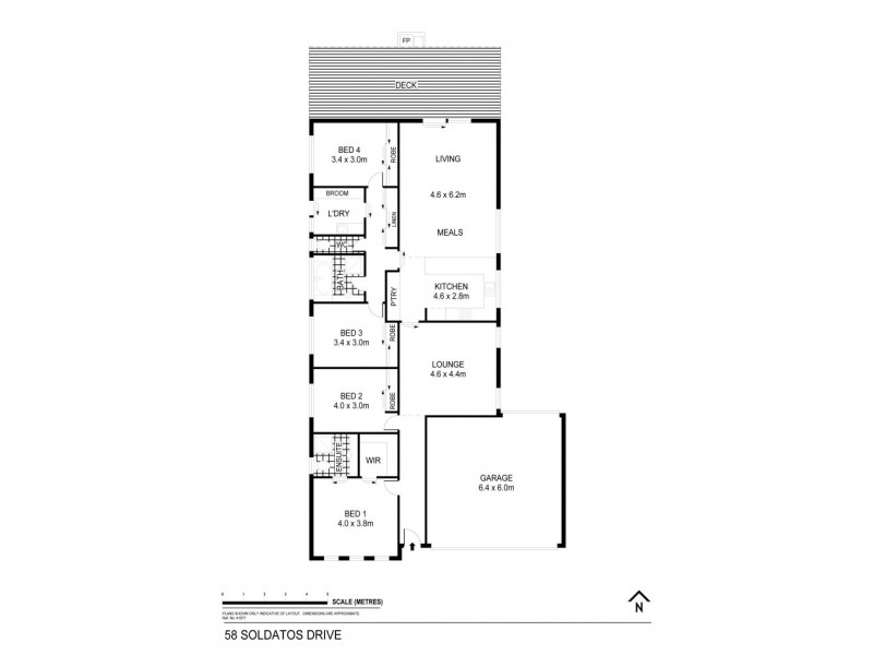 58 Soldatos Drive, Golden Square VIC 3555 Floorplan