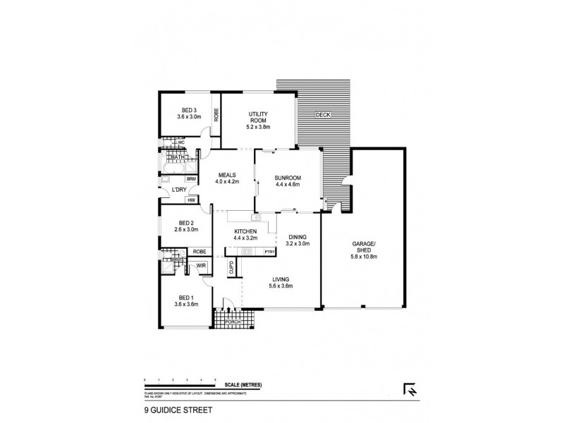 9 Giudice Street, Kangaroo Flat VIC 3555 Floorplan