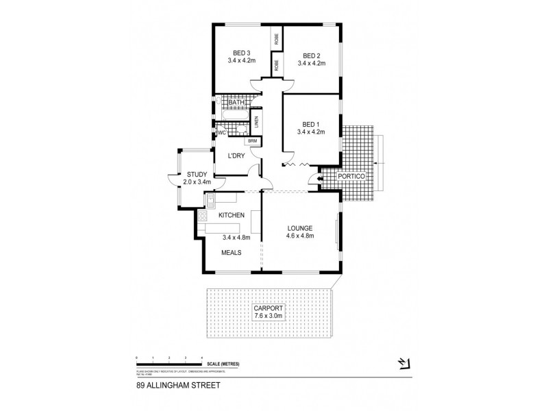 89 Allingham Street, Golden Square VIC 3555 Floorplan