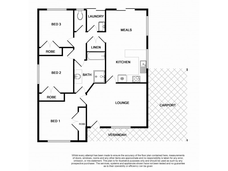 95 Olympic Parade, Kangaroo Flat VIC 3555 Floorplan