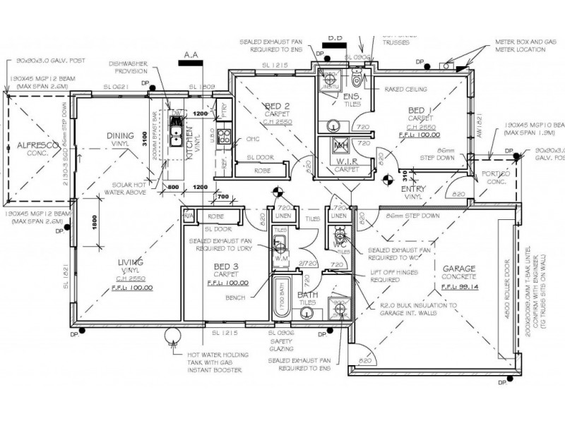 2B Jasmine Rise, Kangaroo Flat VIC 3555 Floorplan