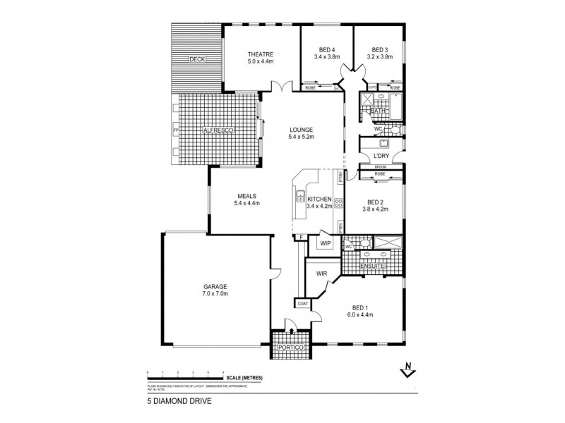 5 Diamond Avenue, White Hills VIC 3550 Floorplan
