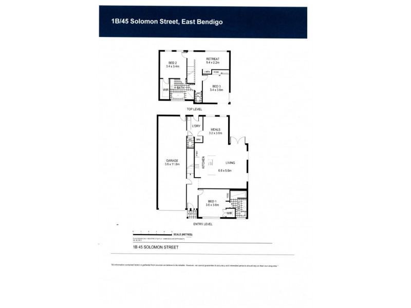 1B/45 Solomon Street, East Bendigo VIC 3550 Floorplan