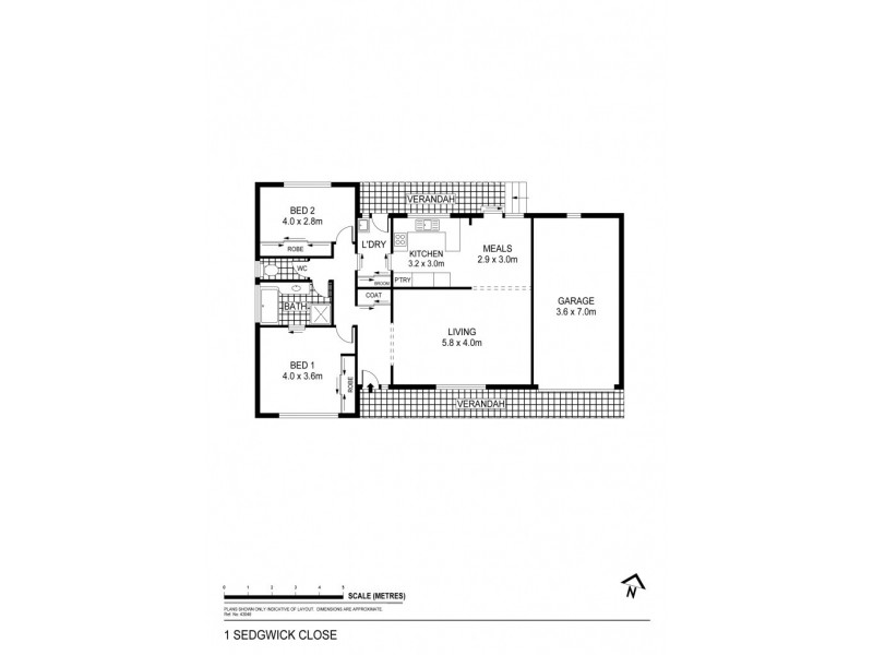 1 Sedgwick Close, Kennington VIC 3550 Floorplan