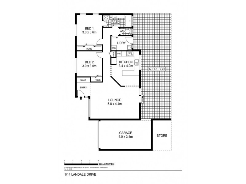 1/14 Landale Drive, Strathdale VIC 3550 Floorplan
