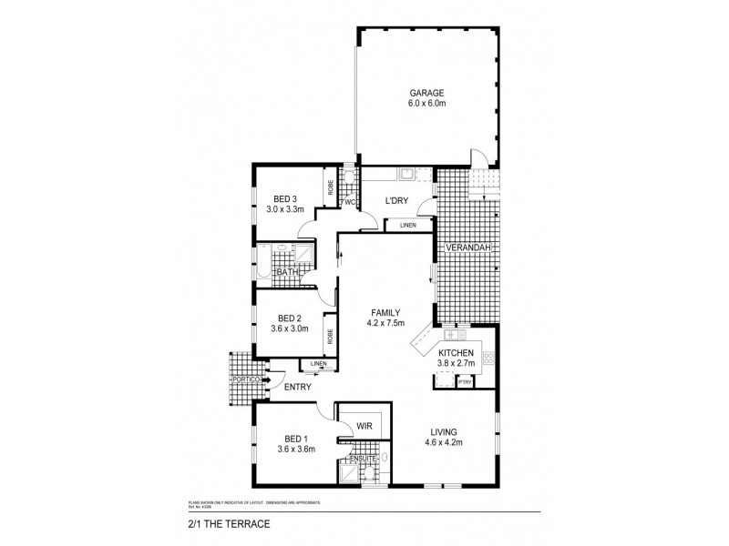2/1 The Terrace, Kennington VIC 3550 Floorplan