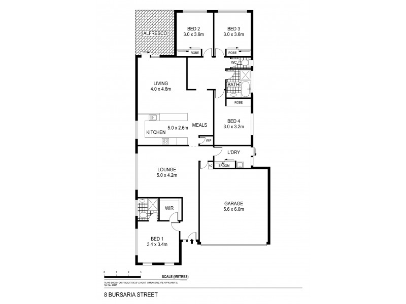 8 Bursaria Street, Jackass Flat VIC 3556 Floorplan