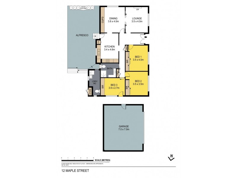 12 Maple Street, Golden Square VIC 3555 Floorplan