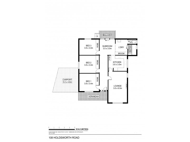 108 Holdsworth Road, Bendigo VIC 3550 Floorplan