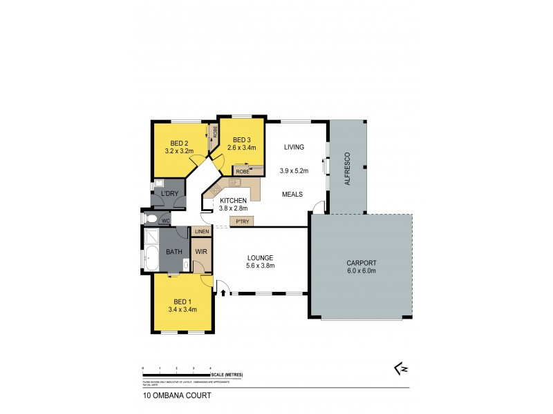 10 Ombana Court, Epsom VIC 3551 Floorplan