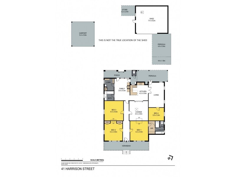 41 Harrison Street, Bendigo VIC 3550 Floorplan